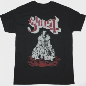 GHOST ELIZABETH NEW BLACK T-SHIRT