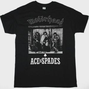 MOTORHEAD ACE OF SPADES POSTER NEW BLACK T-SHIRT