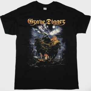 GRAVE DIGGER RETURN OF THE REAPER NEW BLACK T-SHIRT