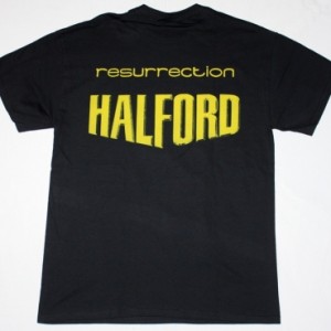 HALFORD RESURRECTION S-XXL NEW BLACK T-SHIRT