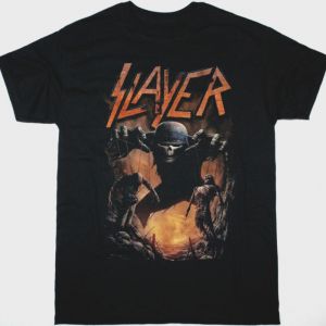 SLAYER MANDATORY SUICIDE NEW BLACK T-SHIRT