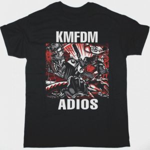 KMFDM ADIOS NEW BLACK T SHIRT