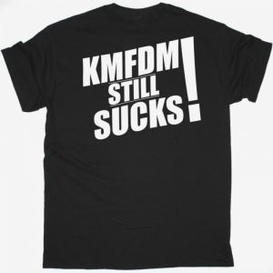 KMFDM ROCKS NEW BLACK T SHIRT