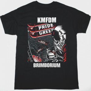 KMFDM BRIMBORIUM NEW BLACK T SHIRT