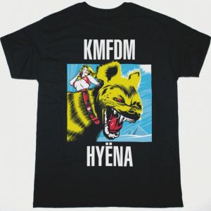 KMFDM HYENA TOUR NEW BLACK T SHIRT