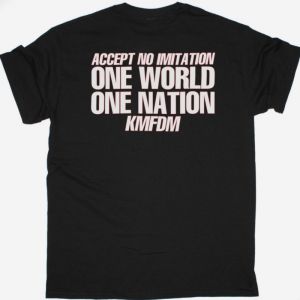 KMFDM LIGHT NEW BLACK T SHIRT