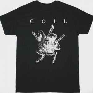 COIL CHAOSTROPHY NEW BLACK T-SHIRT