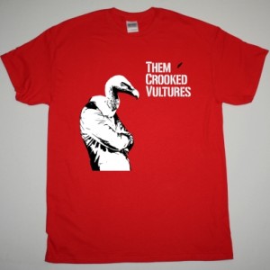 THEM CROOKED VULTURES BIRDMAN NEW RED T-SHIRT