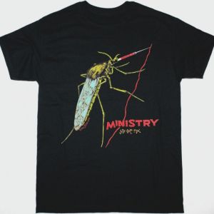 MINISTRY JUST ONE FIX NEW BLACK T-SHIRT