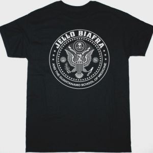 JELLO BIAFRA AND THE GUANTANAMO SCHOOL OF MEDICINE LOGO NEW BLACK T-SHIRT