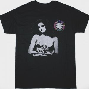RED HOT CHILI PEPPERS MOTHER'S MILK EUROPEAN TOUR NEW BLACK T-SHIRT