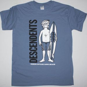 DESCENDENTS LONG BEACH, CA NEW BLUE T SHIRT