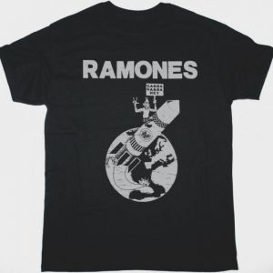 RAMONES ROCKET TO RUSSIA NEW BLACK T-SHIRT