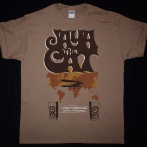 JAYA THE CAT THE NEW INTERNATIONAL SOUND OF HEDONISM NEW BROWN T-SHIRT