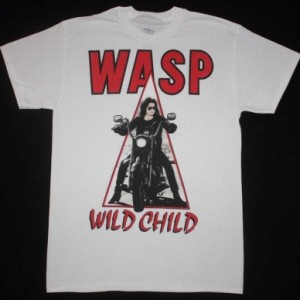 W.A.S.P. WILD CHILD'85  NEW WHITE T-SHIRT