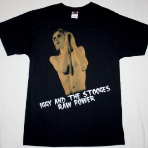 IGGY POP & THE STOOGES RAW POWER '73 NEW BLACK T-SHIRT