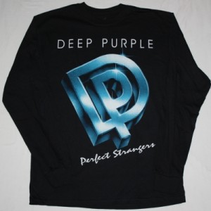 DEEP PURPLE PERFECT STRANGERS'84 NEW LONG SLEEVE BLACK T-SHIRT