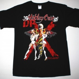 MOTLEY CRUE DR.FEELGOOD TOUR 89 NEW BLACK T-SHIRT