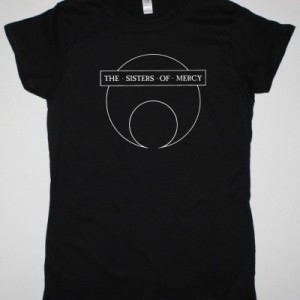 THE SISTERS OF MERCY WALK AWAY NEW BLACK LADY T-SHIRT