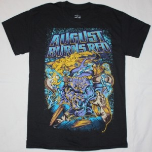 AUGUST BURNS RED BULL METALCORE NEW BLACK T-SHIRT