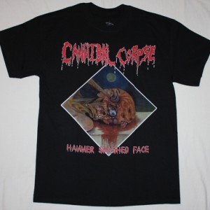 CANNIBAL CORPSE HAMMER SMASHED FACE 1993 NEW BLACK T-SHIRT