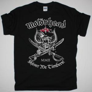 MOTORHEAD SHIVER ME TIMBERS NEW BLACK T SHIRT
