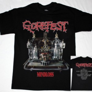 GOREFEST MINDLOSS'91 NEW BLACK T-SHIRT