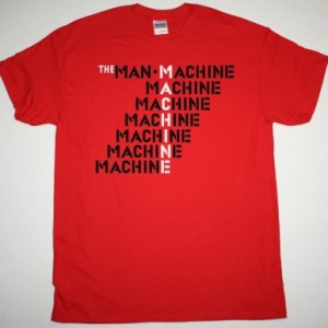 KRAFTWERK THE MAN-MACHINE 1978 NEW RED T-SHIRT