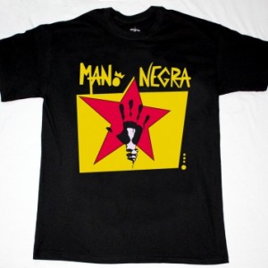 MANO NEGRA KING OF BONGO  NEW BLACK T-SHIRT