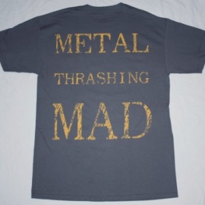 ANTHRAX FISTFUL OF ANTHRAX'87 NEW GREY CHARCOAL T-SHIRT