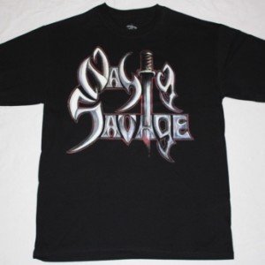 NASTY SAVAGE 85 NEW RARE BLACK T-SHIRT