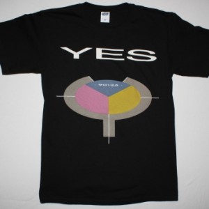 YES 90125 WORLD TOUR NEW BLACK T-SHIRT