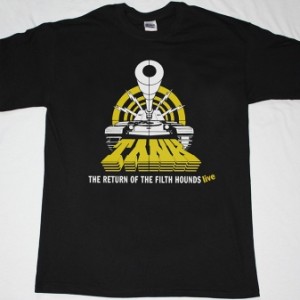 TANK THE RETURN OF THE FILTH HOUNDS NEW BLACK T-SHIRT