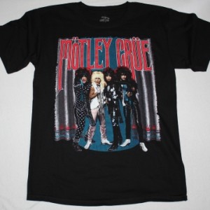 MOTLEY CRUE THEATRE OF PAIN TOUR NEW BLACK T-SHIRT