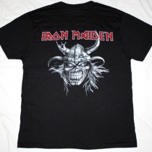 IRON MAIDEN SCANDINAVIAN ASSAULT NEW BLACK T-SHIRT
