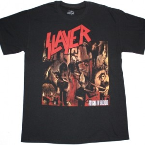 SLAYER REIGN IN BLOOD'86 NEW BLACK T-SHIRT