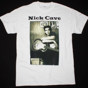NICK CAVE PHOTO NEW WHITE T-SHIRT