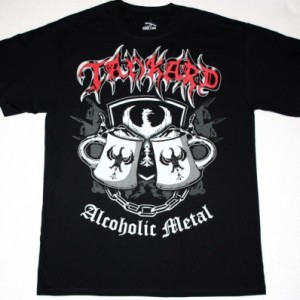 TANKARD ALCOHOLIC METAL BLACK NEW T-SHIRT