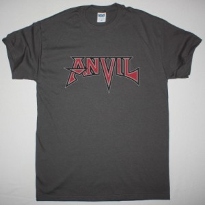 ANVIL LOGO NEW GREY CHRACOAL T SHIRT