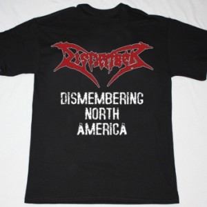 DISMEMBER PIECES'92  NEW BLACK T-SHIRT