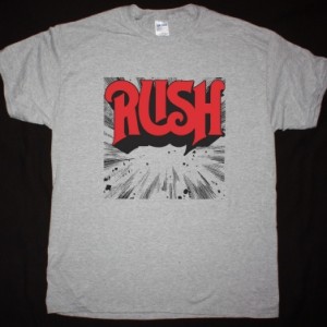 RUSH 1974 NEW SPORTS GREY T SHIRT