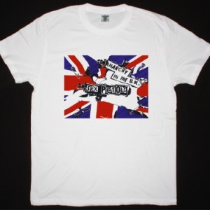 SEX PISTOLS ANARCHY IN THE U.K. NEW WHITE T-SHIRT