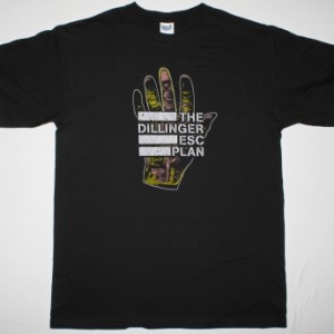 THE DILLINGER ESCAPE PLAN LOGO HAND NEW BLACK T-SHIRT