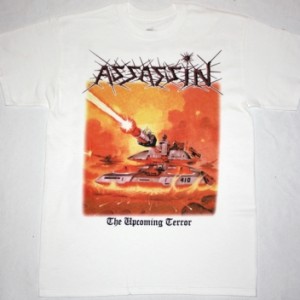 ASSASSIN THE UPCOMING TERROR'86  NEW WHITE T-SHIRT