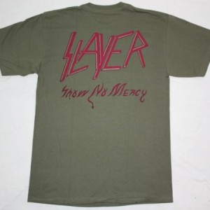 SLAYER SHOW NO MERCY NEW MILITARY T-SHIRT