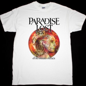 PARADISE LOST DRACONIAN TIMES 1995 NEW WHITE T-SHIRT