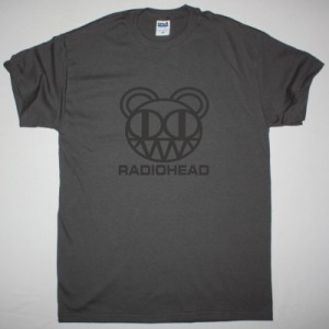 RADIOHEAD KID A BEAR NEW GREY CHARCOAL T-SHIRT