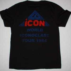 ICON ICON 1984 NEW BLACK T SHIRT
