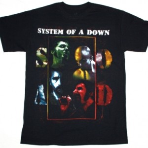 SYSTEM OF A DOWN BAND NEW BLACK T-SHIRT