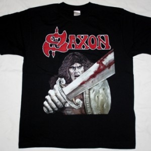 SAXON FIRST ALBUM '79 NEW BLACK T-SHIRT
